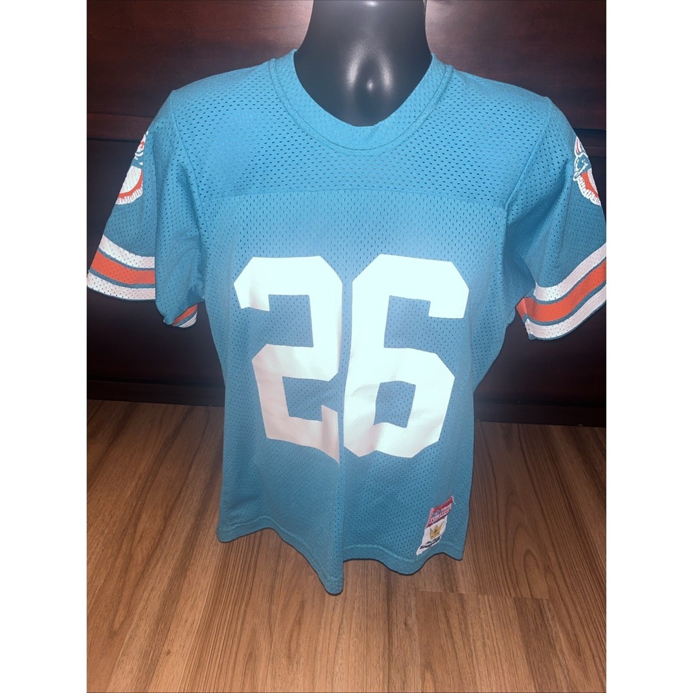 VTG 80's MacGregor Sand-Knit Miami Dolphins #26 Jersey Adult Medium
